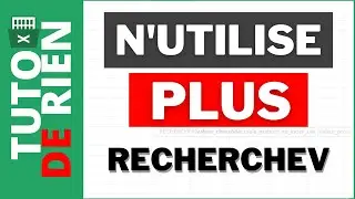 N’utilise plus la fonction rechercheV mais plutôt ...