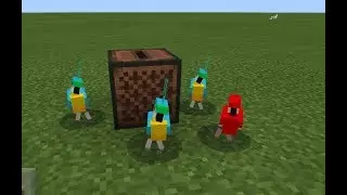 How to make a parrot dance in Minecraft