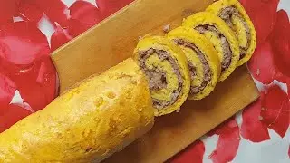 Мясной рулет.Етті рулет.Қазақша рецепт.Красивые рулеты на стол.
