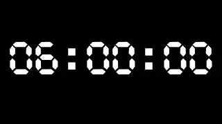 6 Hour Timer Alarm (Countdown Timer)