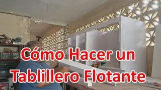 Cómo Hacer un Tablillero Flotante en PVC.