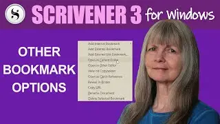 Scrivener 3 for Windows: Bookmark Display and Other Options