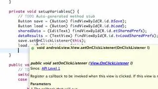 Android Developing Applications Tutorial 98 File Output Stream for Internal Storage
