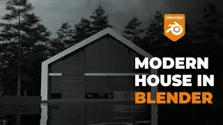 Modelling modern house in Blender | 20 mins timelapse