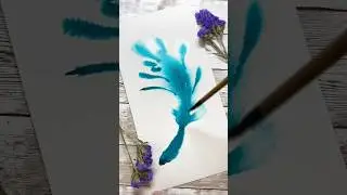 Easy painting technique #art #水彩 #painting #水彩イラスト #水彩絵の具 #透明水彩絵の具 #artist #acrylicpainting