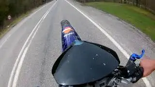 CBR 125 R TEK TEKER | 2. VİTES TEK TEKER | AYAKTA TEK TEKER