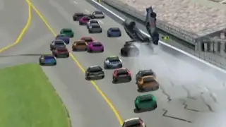 NR2003 OpenSpeedway Online Racing Crashes Wrecks Compilation #1 | OSW NASCAR