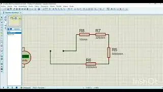 simulación de circuito resistivo en serie
