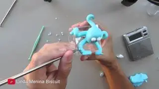 🐙😍Como fazer um polvo de biscuit 🐙😍 - Fundo do mar - Passo a passo completo