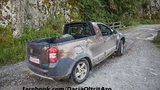 Dacia Duster 2-Door Pick-up Prototype Spied in Romania