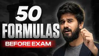 Revise These 50 Physics Formulas Before JEE Main 🚨