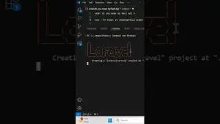 Setup a laravel application | Beginners #coding #laravel