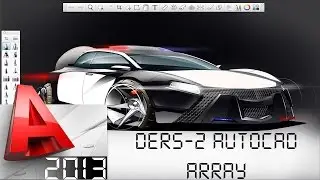 AUTOCAD SERİSİ- ARRAY DERS #2