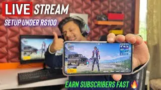 How to Live Stream BGMI on Mobile in Youtube With High Quality and without Lag