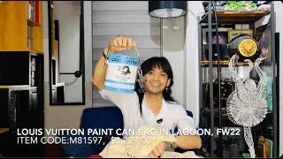 Louis Vuitton Paint Can Bag in Blue Lagoon