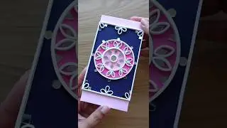 Quilling Lippan Envelope #shorts #shagun #envelope #youtubeshorts #lippanart #artist #papercrafts