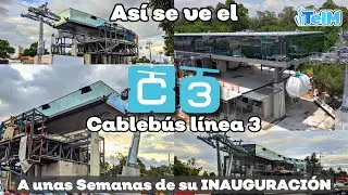 Así se ve el CABLEBUS en CHAPULTEPEC a unas semanas de su INAUGURACIÓN! (Septiembre 2024)