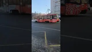 Пермь. Трамвай 084 по 12 маршруту 