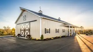Country Barn with Black Metal Roof - A.B.Martin - 4K