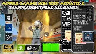 IMPROVE DEVICE PERFORMANCE❗GAMING MODULE TWEAK MEDIATEK NON ROOT❗HOW TO OVERLOCK ANDROID PERFORMANCE