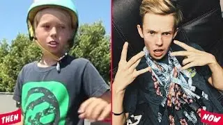 Famous YouTubers Then And Now 2017 (Tanner Fox, PewDiePie, Rocco Piazza)