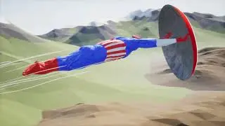 Colossal Titan HULK and Captain America vs Bombardino Crocodilo