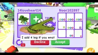 AHHH! 🤯😱 THAT IS A TOUGH DECISION FOR NEON CROCODILE! 🤔😲😵 *BEST OFFERS* Adopt Me - Roblox