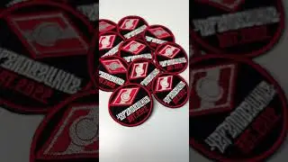Нашивки на габардине с липучкой велкро🪡 #brother