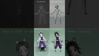 shinobu the metal sheet animation in blender
