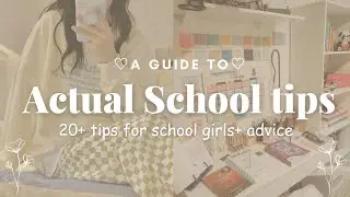 actual school tips for girls(11-15 yrs old)🎀🌷