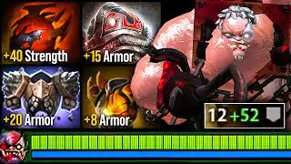 64 ARMOR + 7800 HP — Pudge Became An UNKILLABLE RAID BOSS | Pudge Official