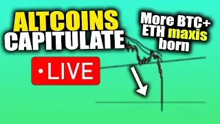 ALTCOINS CAPITULATE - But Bitcoin Holds (More "Bethereum" Maxis Were Born Today)