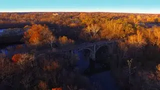 Drone Flight | Danville, IL, Vermilion River | traviewhite