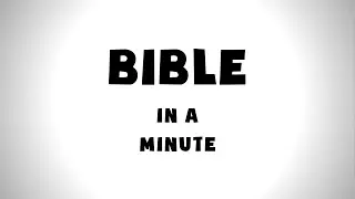 BIBLE IN A MINUTE - The Bible Song! Virtual Sunday school Kids Worship Song
