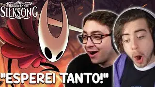 STREAMERS REAGINDO AO TRAILER DO NOVO HOLLOW KNIGHT: SILKSONG