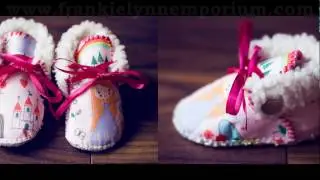 Frankie Lynn | Making Fleece Baby Booties