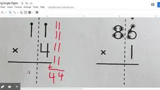 Multiplying Single Digits Part 1