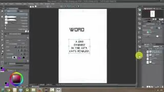 Manga Studio 5 / Clip Studio Paint: Text Tool