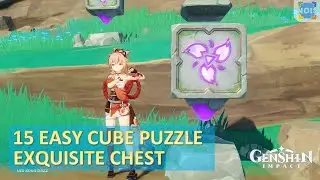 15 Easy Cube Puzzle Location | Exquisite Chest - Genshin Impact