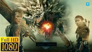 Monster Hunter (2020) Tony Jaa & Milla Jovovich vs Diablos Desert Fight CLIP