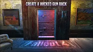 An Automatic Backlit Gun Rack Display 🔫 Fallout 4 No Mods Shop Class