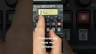 How To Swap Two Patches Arounds - ZOOM G1 FOUR