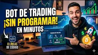 Herramienta para desarrollar bot de trading algoritmico automatico sin programar