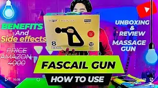Unboxing Massage Gun : 🤫🥵How to Use Massage Gun Heads for Ultimate Relaxation ,safe or notsafe 🤔