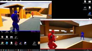 Multiplayer hosting session - Menu system.