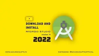 How to Download and Install Android Studio on windows 10