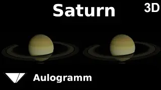 Saturn 3D - Side by side - 4K