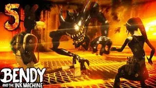 *SECRET ENDING* TOM AND ALICE FIGHT BENDY! | Bendy and the Ink Machine [Chapter 5] Hacking & Secrets