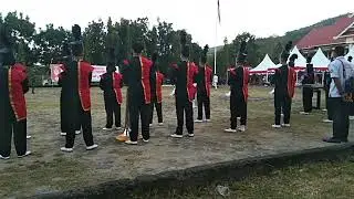 UPACARA PENURUNAN BENDERA MERAH PUTIH DI KABUPATEN BUTON , 17 AGUSTUS 2020