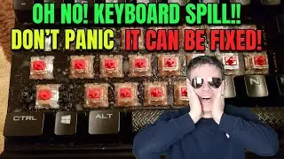 Corsair K70 - Keyboard Spill Fix - Don't Panic - Tips & Tricks